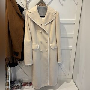 Dolce&Gabbana Cashmere Silk Lapel Coat
